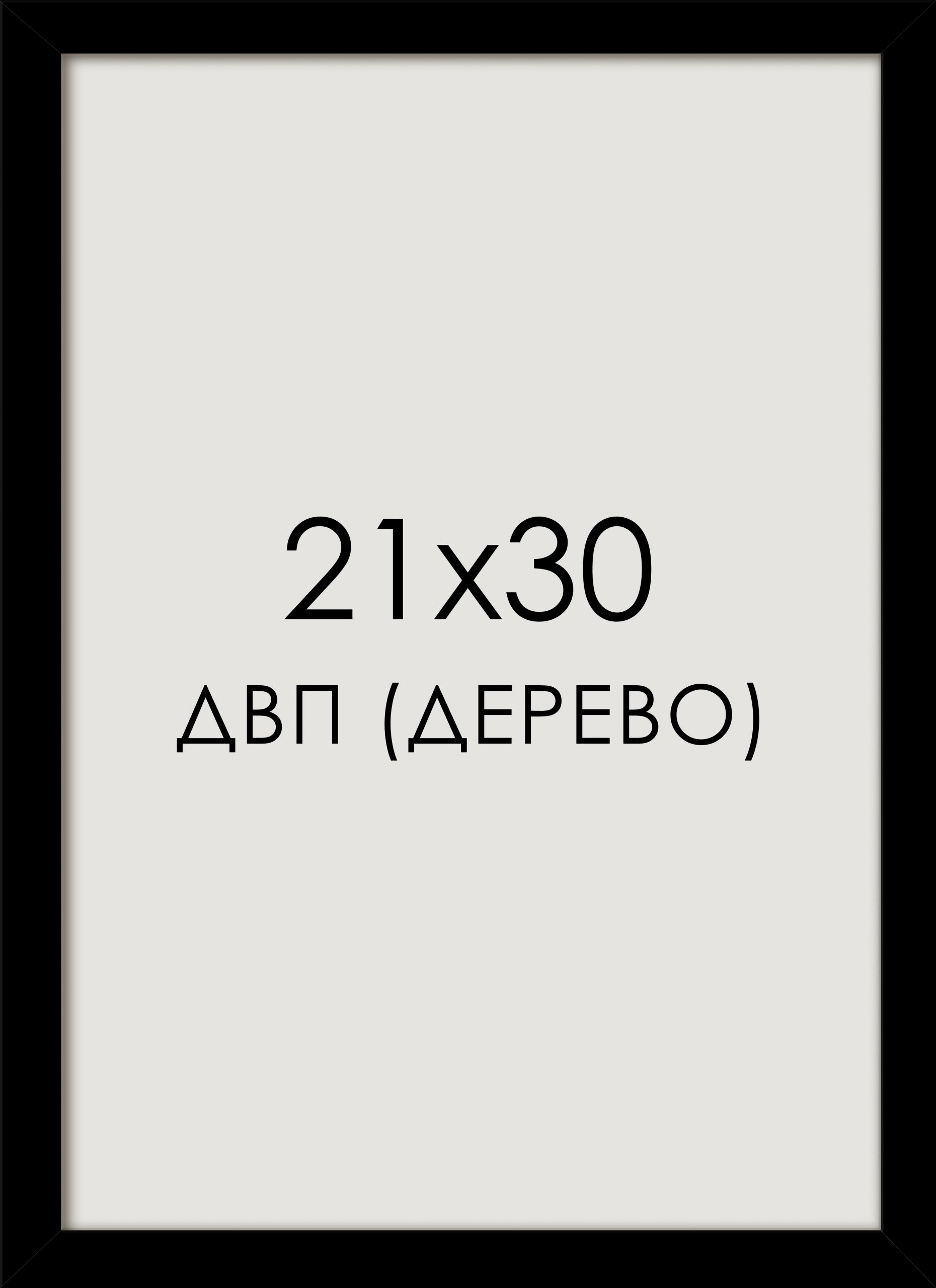 рамка 21х30 черная